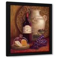thumbnail image 1 of Jillian Jeffrey 12x14 Black Modern Wood Framed Wall Art Titled - Fresco Vineyard II, 1 of 6