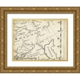 thumbnail image 1 of Jeffreys, T. 32x25 Gold Ornate Wood Framed with Double Matting Museum Art Print Titled - Map of Europe Grid VI, 1 of 4