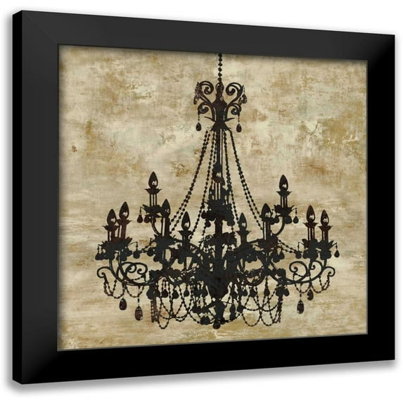 Jeffries, Oliver 12x12 Black Modern Framed Museum Art Print Titled - Chandelier I