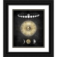 thumbnail image 1 of Jeffries, Oliver 12x14 Black Ornate Wood Framed with Double Matting Museum Art Print Titled - Zodiac Sun II, 1 of 4