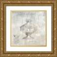 thumbnail image 1 of Jeffries, Oliver 15x15 Gold Ornate Wood Framed with Double Matting Museum Art Print Titled - Urns and Ornaments III, 1 of 4