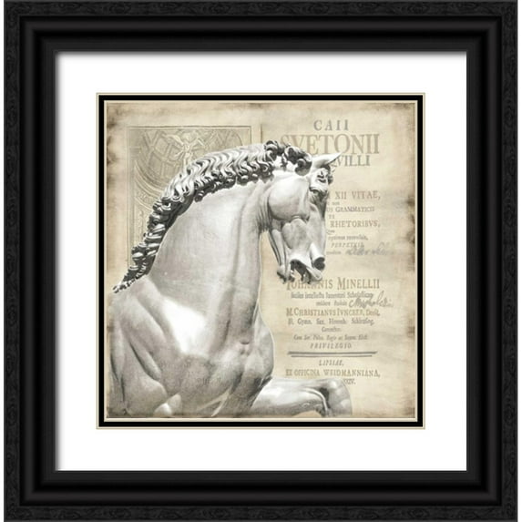 Jeffries, Oliver 20x20 Black Ornate Wood Framed with Double Matting Museum Art Print Titled - Renaissance IV