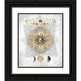 thumbnail image 1 of Jeffries, Oliver 26x31 Black Ornate Wood Framed with Double Matting Museum Art Print Titled - Zodiac Sun I, 1 of 4