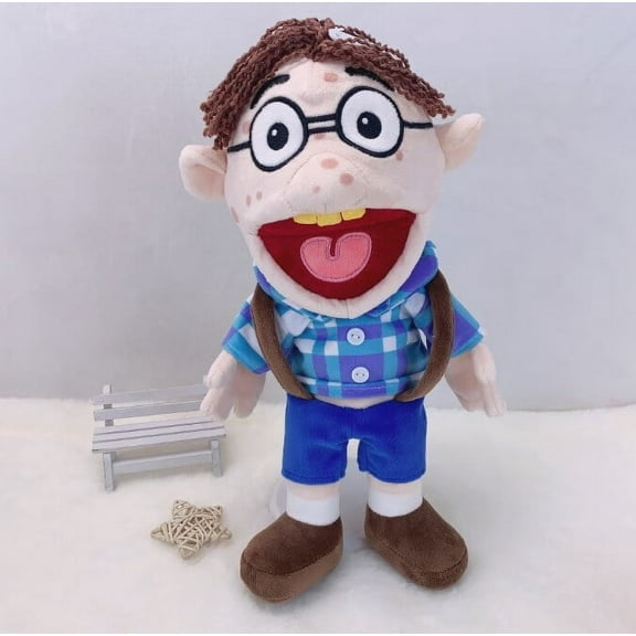Jeffy Hand Puppet Plush Children Soft Doll Talk Show Party Props Christmas Doll Plush Toys Puppet Kids Gift