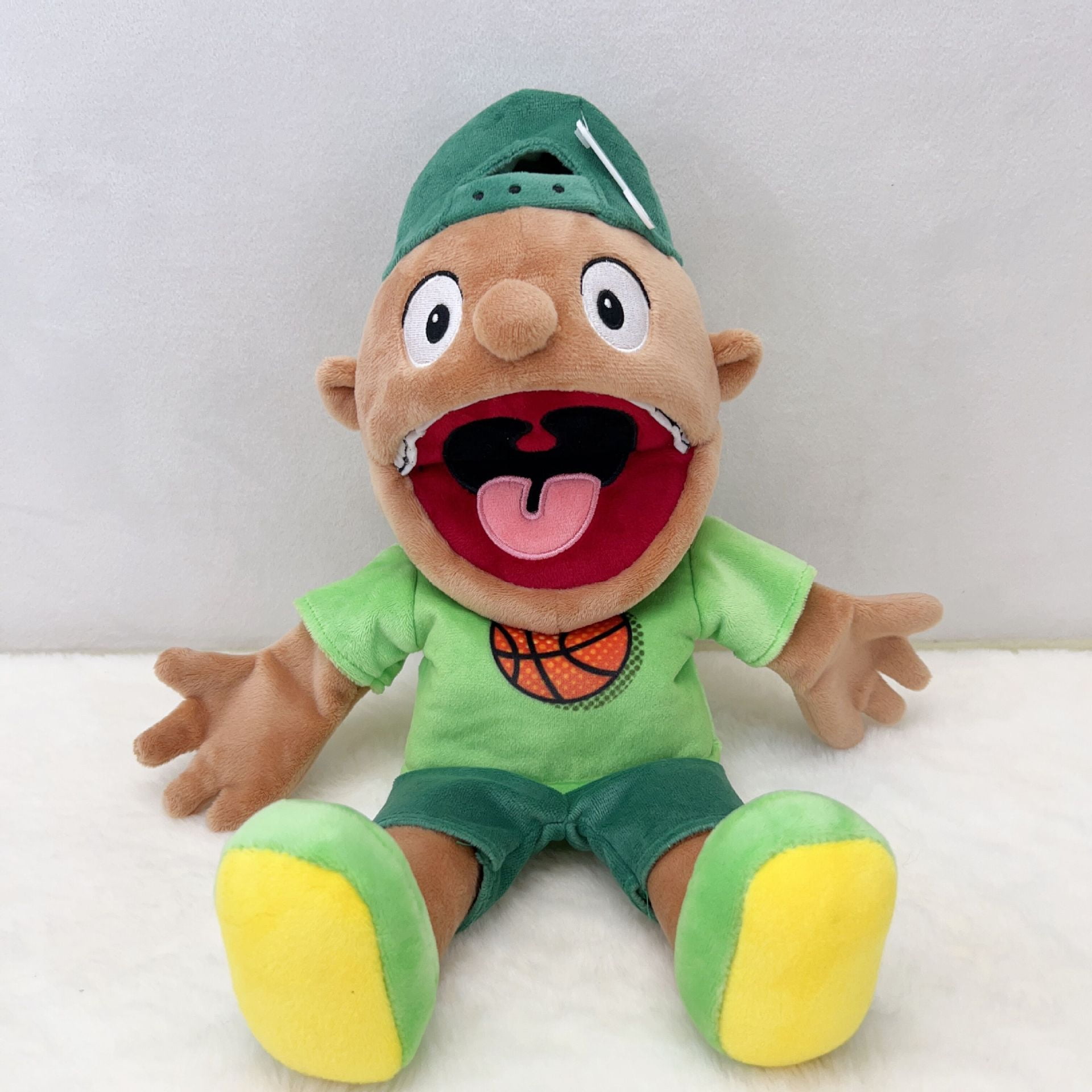 17In Jeffy Puppet Soft Plush Toy Hand Puppet Prank Puppet With Working Mouth  NEW