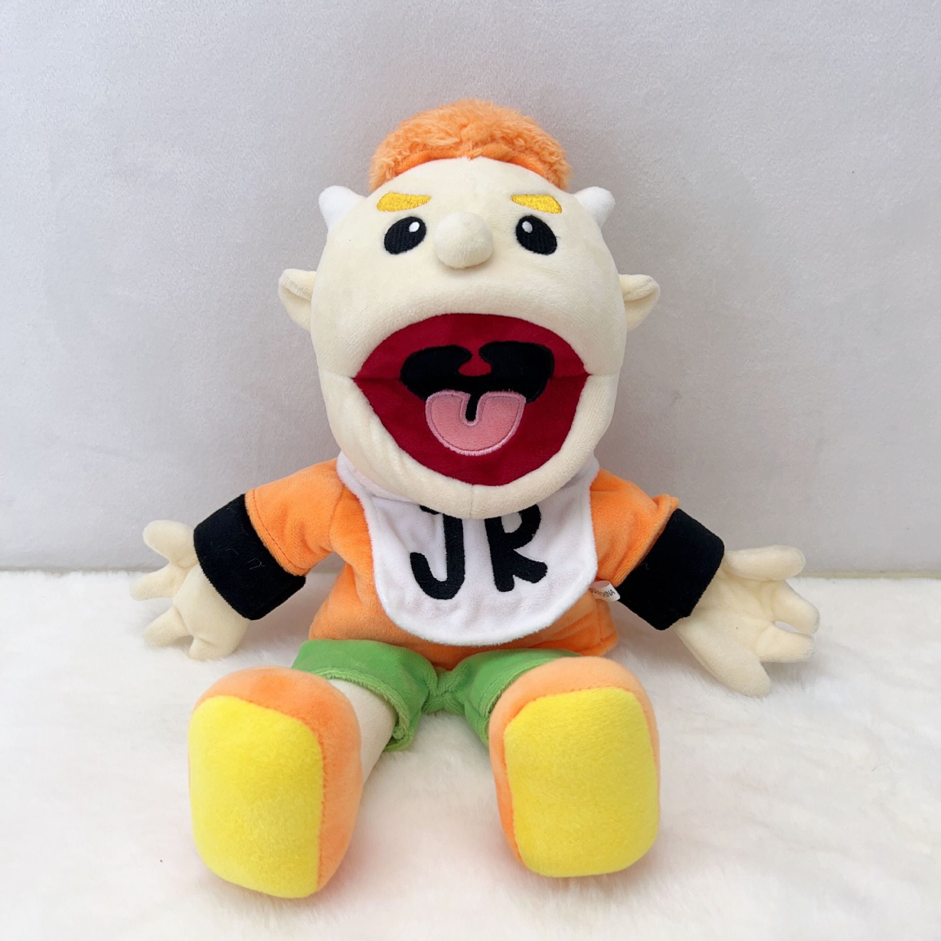 17In Jeffy Puppet Soft Plush Toy Hand Puppet Prank Puppet With
