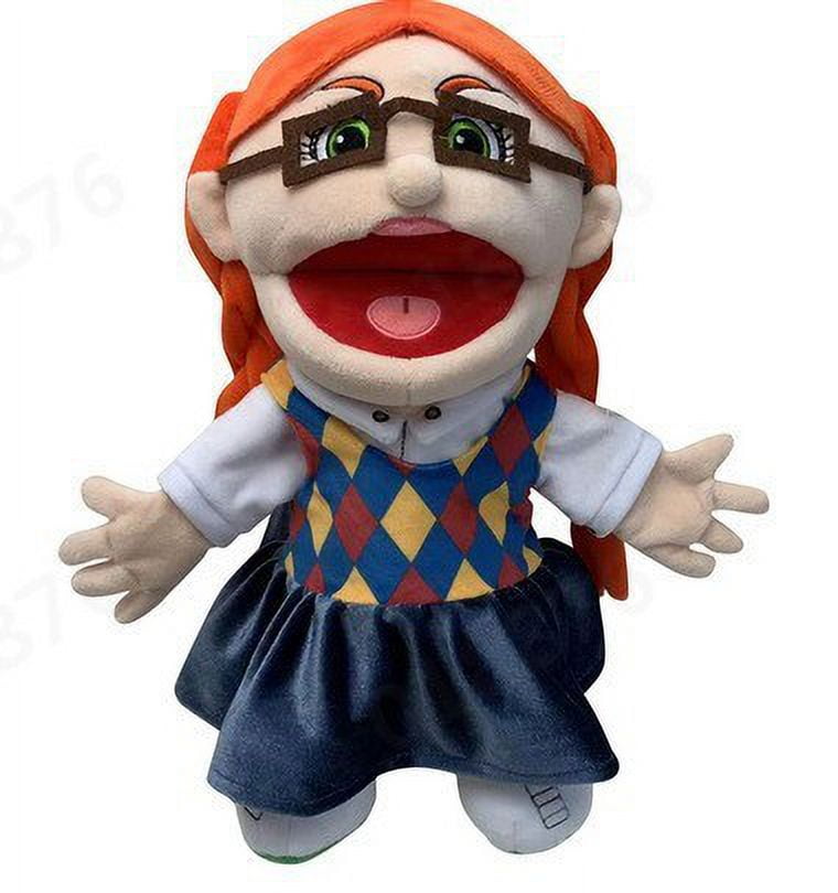 Jeffy Plush Puppet Toy, Fun Soft Prank Show Hand Puppet with Working  Mouth(6)