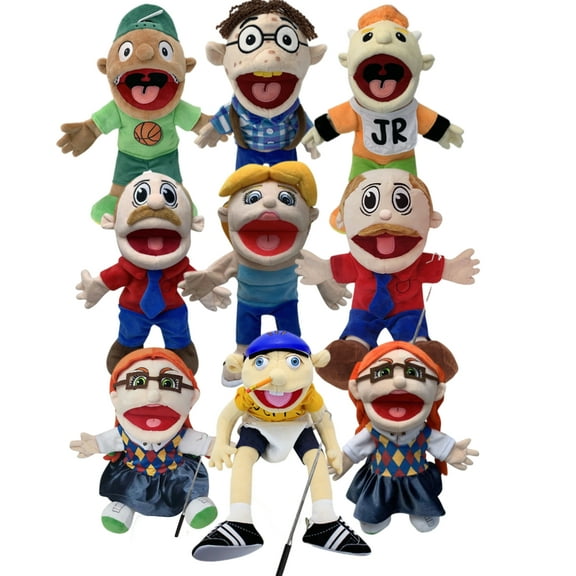 Jeffy Puppet Soft Plush Toy Hand Puppet,Jeffy Plush Toy Cosplay,Jeffy Hat Hand Puppet Game