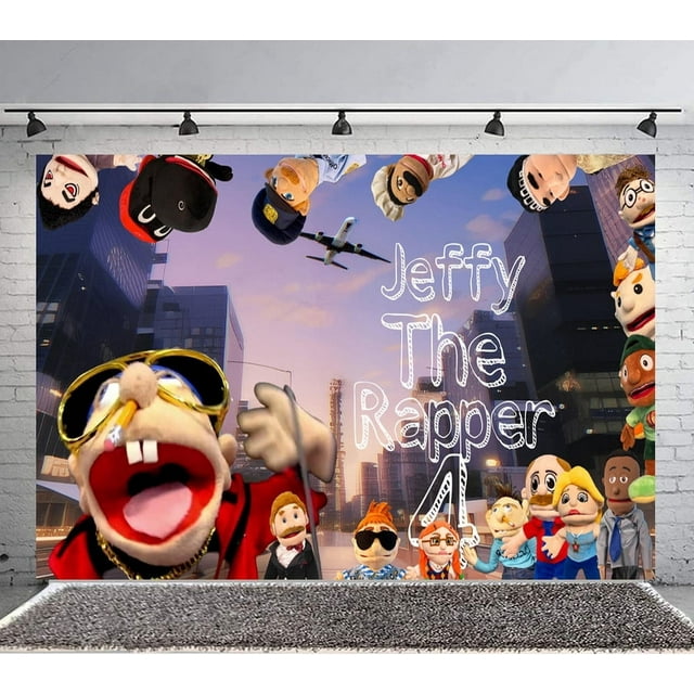 Jeffy SML the Rapper Backdrop Banner Party Supplies Poster Movie Theme ...