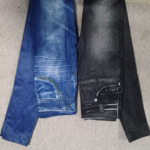 Jeggings for Women High Waist Denim Leggings with Pockets, Tummy Control