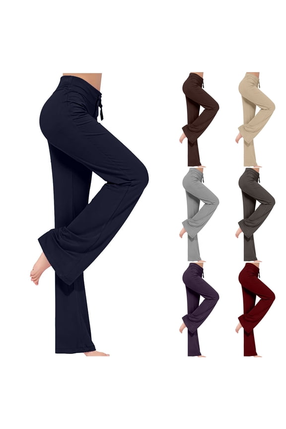 Jeggings for Women High Waisted Slimming Workout Yoga Pants Casual Wide Leg Yoga Pants Leggings Women for Workout Running Athletic Activewear