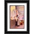 thumbnail image 1 of Jehan Georges Vibert 2x Matted 20x24 Black Ornate Framed Art Print 'Un Scandale', 1 of 2