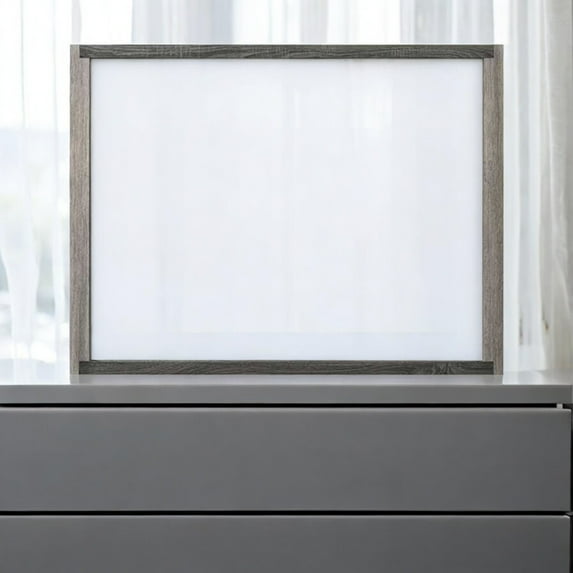 Jehoram Gray Finish Mirror