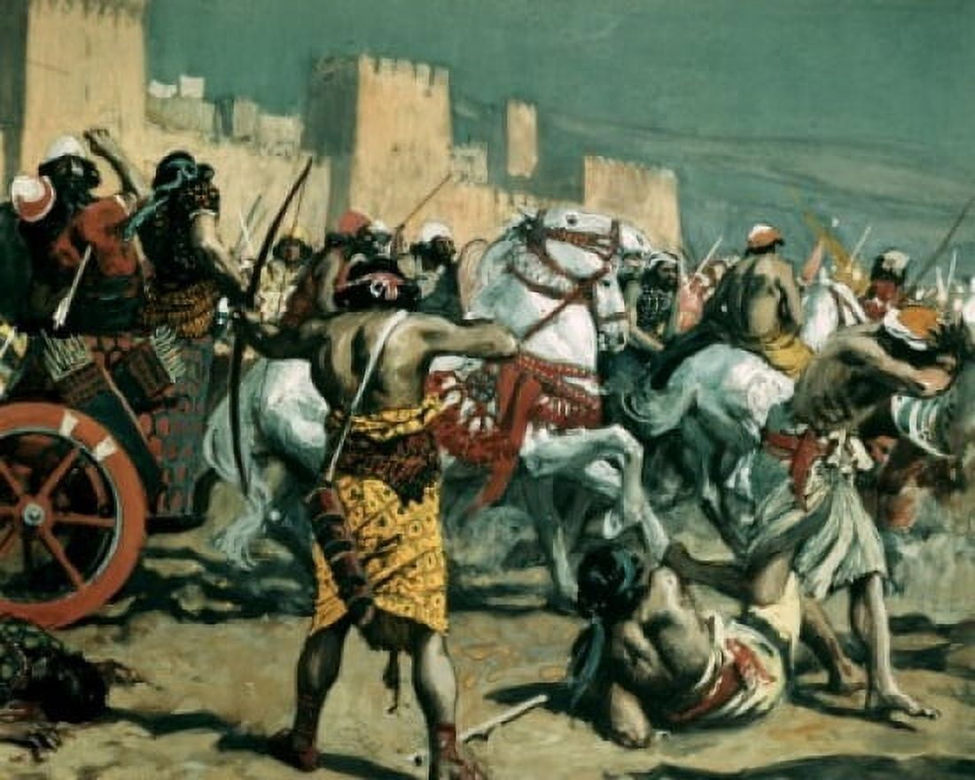 Jehoram is Pierced with an Arrow James Tissot (1836-1902 French) Jewish Museum New York Canvas Art - James Tissot (18 x 24)