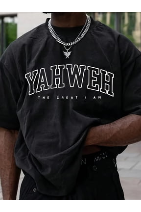 Jehovah Name Sacred Hebrew Tetragrammaton Religious Faith Christian T-shirt