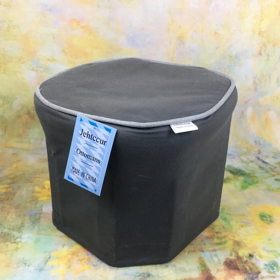 Jehtccur Ottomans - Compact Padded Footstool, Suitable for Small Spaces such as Living Rooms, Bedrooms, and Offices