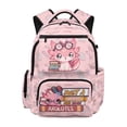 thumbnail image 1 of Jeiento 17 Inch Kids School Backpack for Elementary Girls Water-Resistant Bookworm Axolotl Bookbag with Multi-Pockets, Adjustable Straps, Just A Girl Who Loves Axolotls Back to School Daypack, 1 of 7