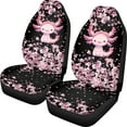 thumbnail image 1 of Jeiento Axolotl Front Seat Covers for Bucket Seats,Cherry Blossoms Auto Seat Covers Soft Breathable Car High Back Bucket Seat Covers Protector Universal for Cars SUV,Trucks, 2 Pcs Car Accessory, 1 of 7