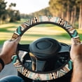 thumbnail image 1 of Jeiento Aztec Tribal Golf Cart Steering Wheel Covers Ethnic Geometric Golf Cart Steering Wheel Cover for Women Men Elastic Golf Cart Accessories Decor, 1 of 7