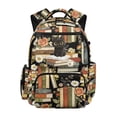 thumbnail image 1 of Jeiento Black Cat School Backpack for Girls 17 Inch Spacious Kids Backpack, 600D Tear Resistant & Padded Tablet Sleeve, Cartoon Bookbag for Grades 3-6 Ages 9-12, 1 of 8