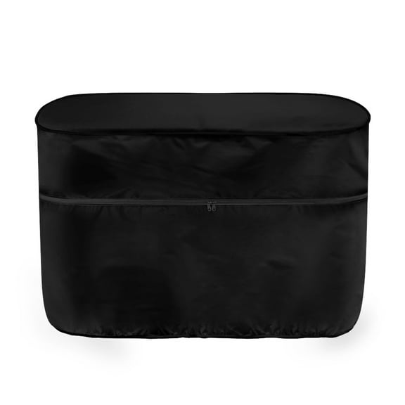 Jeiento Black RV Trailer Propane Tank Cover Fit for Dual 20lb Tanks,Replacement Cover for RV/Trailer/Camper