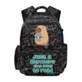 thumbnail image 1 of Jeiento Boys Girls Elementary School Backpack 17 Inch Large Capacity Capybara Math School Backpack, Lightweight Adjustable Strap Daypack for Travel Hiking Back to School Supplies, 1 of 7