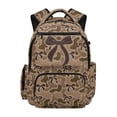 thumbnail image 1 of Jeiento Brown Camo Bow Kids School Backpack for Girls 17 Inch Cute School Bag Lightweight Elementary Backpack with Padded Laptop Sleeve & Multi-Pockets for Elementary Ages 9-12, 1 of 7