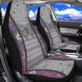 thumbnail image 1 of Jeiento Butterfly Car Seat Covers for Women Men Boho Floral Car Seat Cover Front Seats Only Waistline Print Elastic Breathable Bucket Seat Covers Universal Fit for SUV Trucks Sedan, 2 Piece, 1 of 7