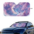 thumbnail image 1 of Jeiento Butterfly Cherry Blossom Sun Shade for Car Windshield Foldable Automotive Interior Accessories for Sun ProtectionBlocks UV Rays and Keeps Vehicle Cool for Car Truck SUV, 1 of 7