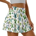 thumbnail image 1 of Jeiento Cactus Golf Skirts for Women Tennis Skirts with Shorts Women High Waisted Golf Skirt with Pocket Women's Athletic Skorts Size S, 1 of 7