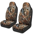 thumbnail image 1 of Jeiento Camo Bear Car Seat Cover Easy to Install Car Front Seat Protection American Flag Breathable Front Seat Cover Anti Slip Universal Fit Most Vehicles Cars SUV, 1 of 7