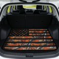 thumbnail image 1 of Jeiento Camo Flag Stripe Car Trunk Mat Cargo Liner for SUV Washable Non-Slip Rear Trunk Mat for Dog Cat Scratch-Resistant Car Accessory, 1 of 7