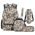 thumbnail image 1 of Jeiento Camo Hunting Backpack Set of 5 Duck 17 Inch Soft Backpack with Lunch Bag Pencil Pouch for 9-12 Years Old Elementary to Middle School Gift for Brother, 1 of 7