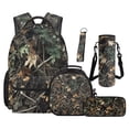 thumbnail image 1 of Jeiento Camo Hunting Branch Backpack Set 5 Pcs 17 Inch Lightweight Backpack with Lunch Bag Pencil Pouch for 9-12 Years Old Middle School Cool School Bags Set, 1 of 8