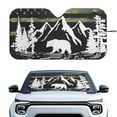 thumbnail image 1 of Jeiento Camouflage Peak Car Windshield Sun Shade Foldable Automotive Front Window Sunshade Protector Heat and UV Rays That Keeps Vehicle Cool Universal Vehicle Accessories, 1 of 7