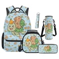 thumbnail image 1 of Jeiento Capybara Backpack Set of 5 Turtle 17 Inch Soft Backpack with Lunch Bag Pencil Pouch for 9-12 Years Old Elementary to Middle School Gift for Sister, 1 of 7
