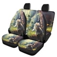 thumbnail image 1 of Jeiento Car Seat Covers Full Set for Front&Back Seats Full Wrap Automotive Seat Covers Cute Cat Play Butterfly Car Interior Covers for Auto Truck Van SUV, 1 of 7