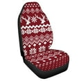 thumbnail image 1 of Jeiento Christmas Car Seat Cover Front Seats Only High Back Driver Seat Cover Protector 1 Piece Washable Car Front Seat Cushion Covers Auto Accessory Fit for SUV Van Sedan RV Interior Xmas Decor, 1 of 6