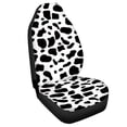 thumbnail image 1 of Jeiento Cow Print Car Seat Cover Front Car Seats Protector 1 PCS Vehicle Cushion Covers Bucket Seats Protector Washable Universal Fit Most Cars SUV Van RV Truck, 1 of 6