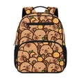 thumbnail image 1 of Jeiento Cute Capybara 13.5 Inch Preschool Backpack, Polyester Toddler Bookbag with Mesh Side Pockets, Adjustable Shoulder Straps School Bag for Boys Girls Kindergarten, 1 of 7