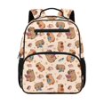thumbnail image 1 of Jeiento Cute Capybara 13.5 Inch Toddler Backpack for Preschool, Lightweight Kids School Bag for 2-5 Year Old Boys & Girls, with 2 Mesh Side Pockets, 1 of 7