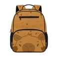 thumbnail image 1 of Jeiento Cute Capybara Toddler Backpack for 2-6 Year Old Kids, 13.5 Inch Preschool Bag for Boys & Girls, Lightweight School Backpack with Pockets, 1 of 7