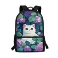 thumbnail image 1 of Jeiento Cute Cat School Bags for Girls 7-10 10-12 Kids Backpack Elementary School Book Bag Hydrangea Middle Back Packs Daypack Cute Schoolbag Back To School Supplies, 1 of 6
