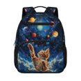 thumbnail image 1 of Jeiento Cute Cat Toddler Backpack for Kids 3-5, v13.5 Inch Preschool Bag for Girls, Boys Lightweight School Backpack with 2 Side Mesh Pockets for Travel, 1 of 7