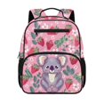 thumbnail image 1 of Jeiento Cute Koala Toddler Backpack for Kids 2-5, 13.5 Inch Preschool Bag for Girls, Lightweight School Backpack with 2 Front Pockets, Pink, 1 of 7