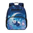 thumbnail image 1 of Jeiento Cute Panda 13.5 Inch Kids Backpack for Toddler, Preschool School Bag for 3-5 Year Old Boys & Girls, Lightweight Bookbag with Pockets, Blue, 1 of 7
