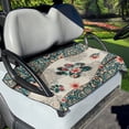 thumbnail image 1 of Jeiento Cute Paw Golf Cart Seat Cover for 2 Seats Summer Golf Cart Rear Seat Cover Boho Flower Universal Golf Cart Seat Blanket Comfortable and Keeps Warm in Winter, 1 of 5
