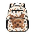 thumbnail image 1 of Jeiento Cute Yorkshire 13.5 Inch Polyester Toddler Backpack, Preschool Bookbag with Mesh Sides, Large Main Compartment School Bag for Boys Girls Kindergarten Outdoor Activities, 1 of 7
