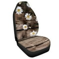 thumbnail image 1 of Jeiento Daisy Car Seat Cover for Front Seats Car Seat Protector Board Print Front Bucket Seat Covers Sotf High Back Driver Seat Cover Car Accessories Fit Most Cars Sedan SUVs Van Truck, 1 of 6