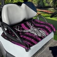 thumbnail image 1 of Jeiento Deer Golf Cart Seat Covers Breathable Golf Cart Seat Cushions Blanket American Flag Golf Cart Seat Towel Accessories Easy to Install, 1 of 5